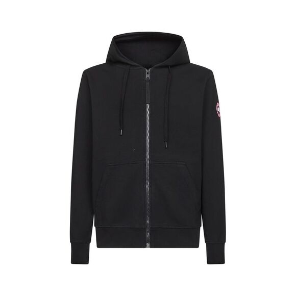Canada Goose Men Black Huron Zip-Up Hoodie - Picture 1 of 2